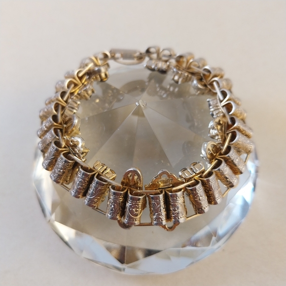 Ventage Gold and Red Bracelet - Picture 4 of 16